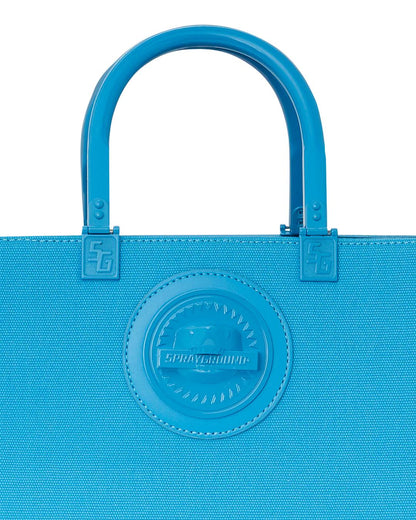 Sprayground Featured | HEAVY METAL SHARK BLUE TORTUGA TOTE