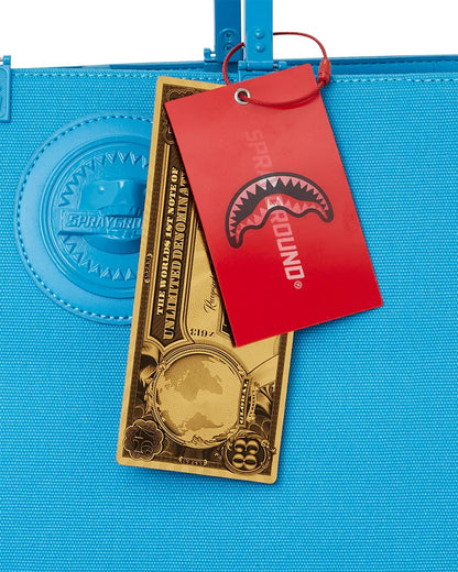 Sprayground Featured | HEAVY METAL SHARK BLUE TORTUGA TOTE