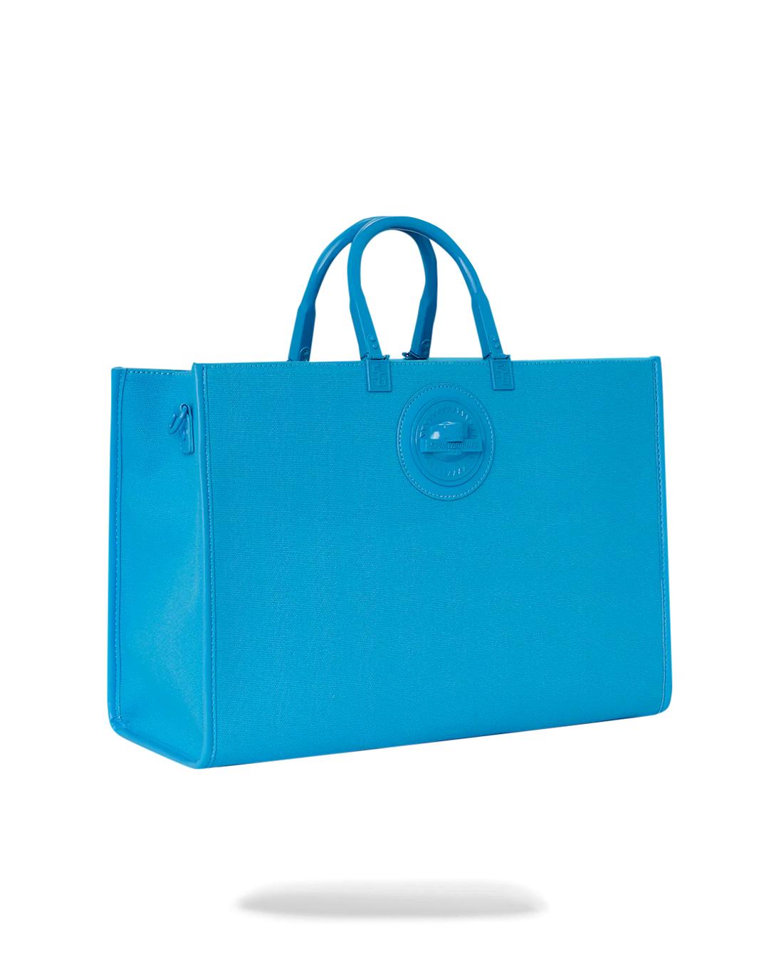 Sprayground Featured | HEAVY METAL SHARK BLUE TORTUGA TOTE