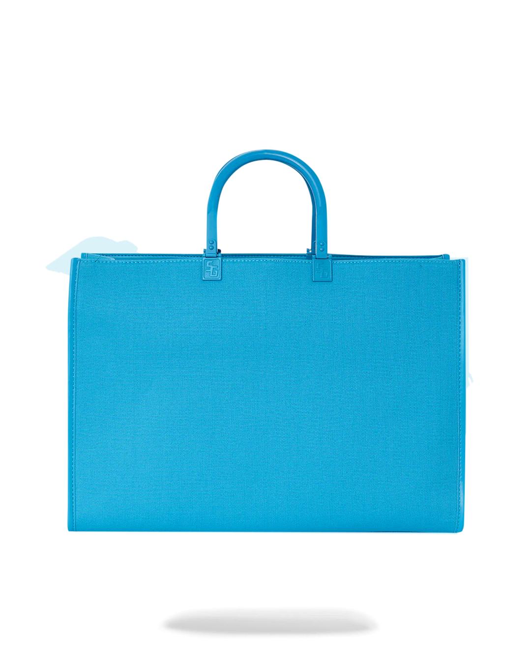 Sprayground Featured | HEAVY METAL SHARK BLUE TORTUGA TOTE