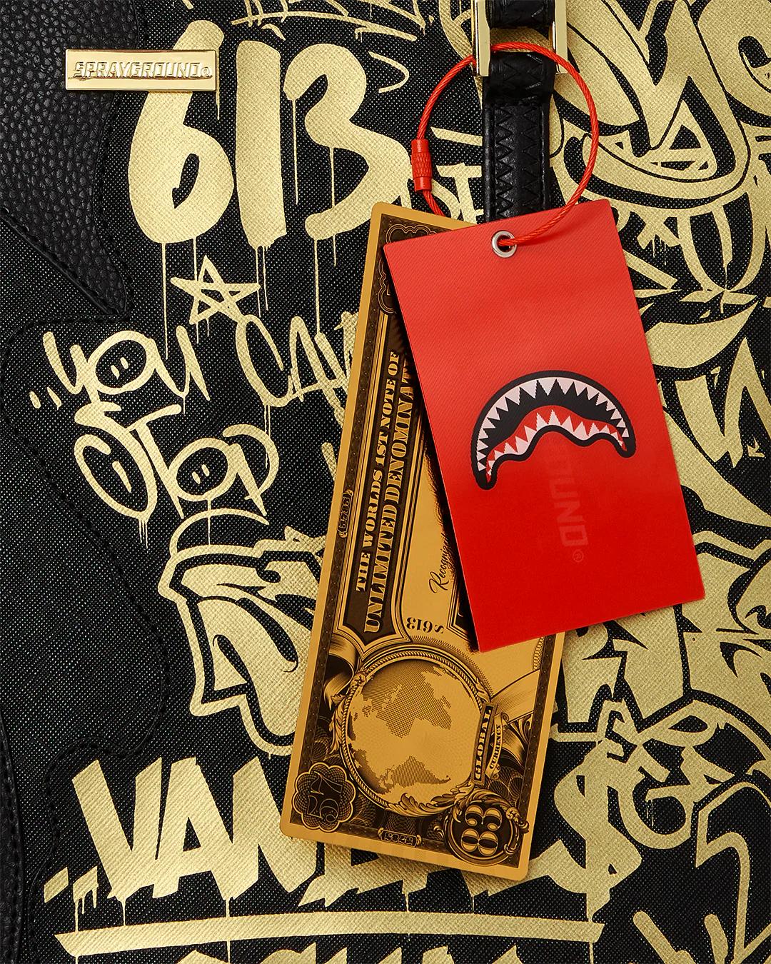 Sprayground Exclusive | HALF GRAFF GLIDE TOTE