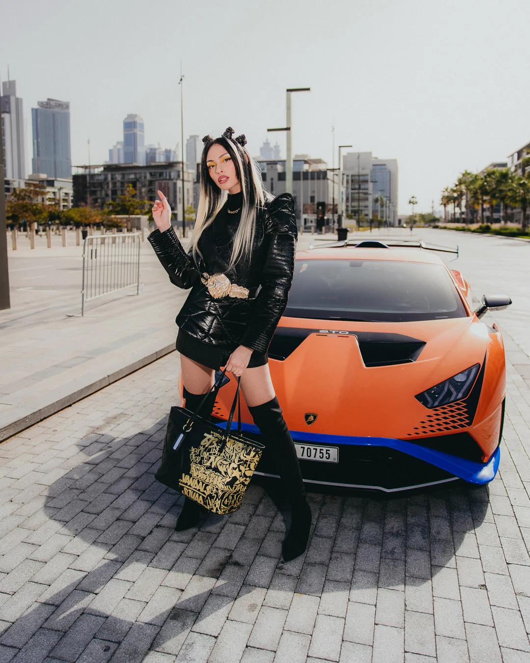 Sprayground Exclusive | HALF GRAFF GLIDE TOTE