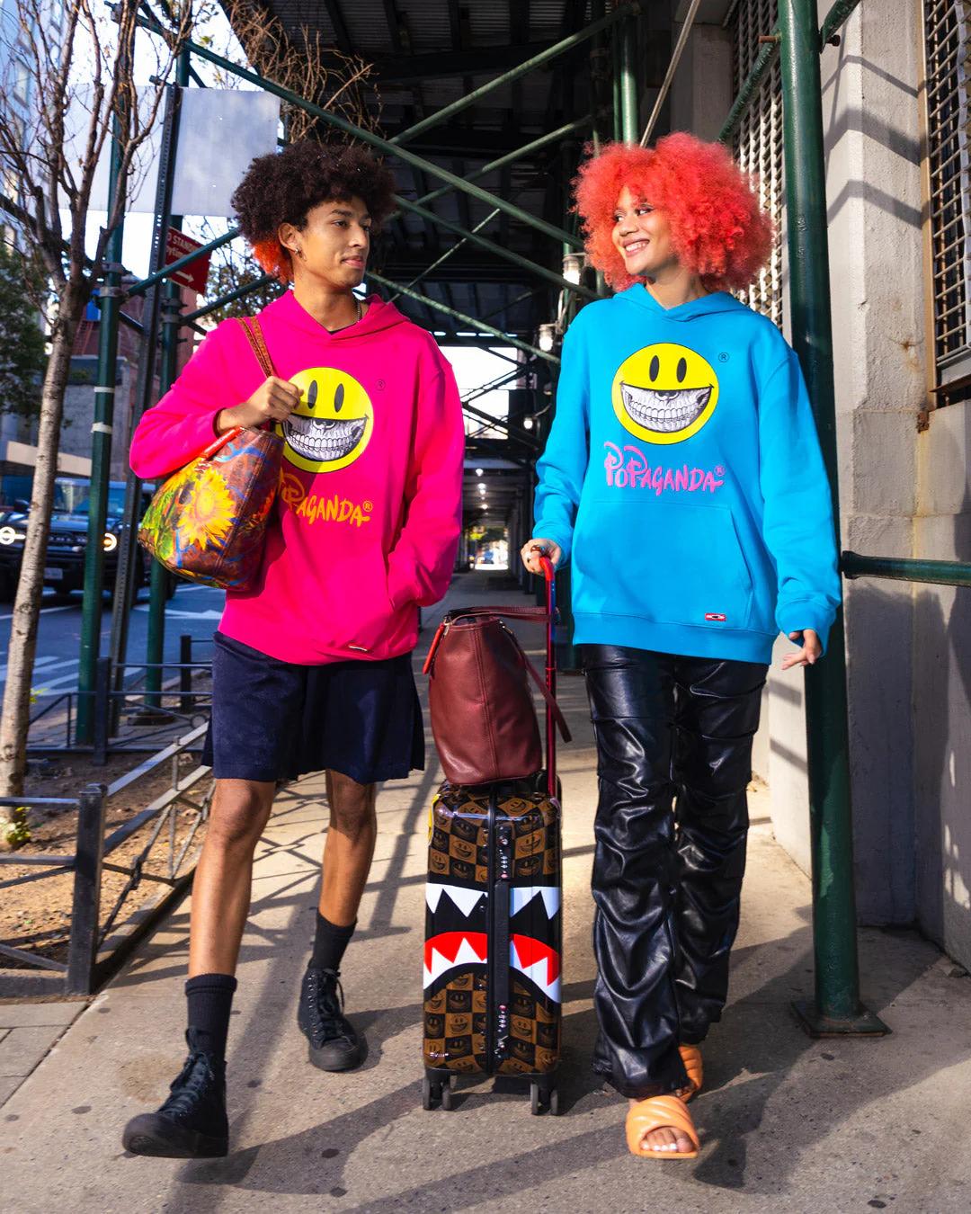 Sprayground Signature | SUNFLOWER GRIN RON ENGLISH COLLAB TOTE