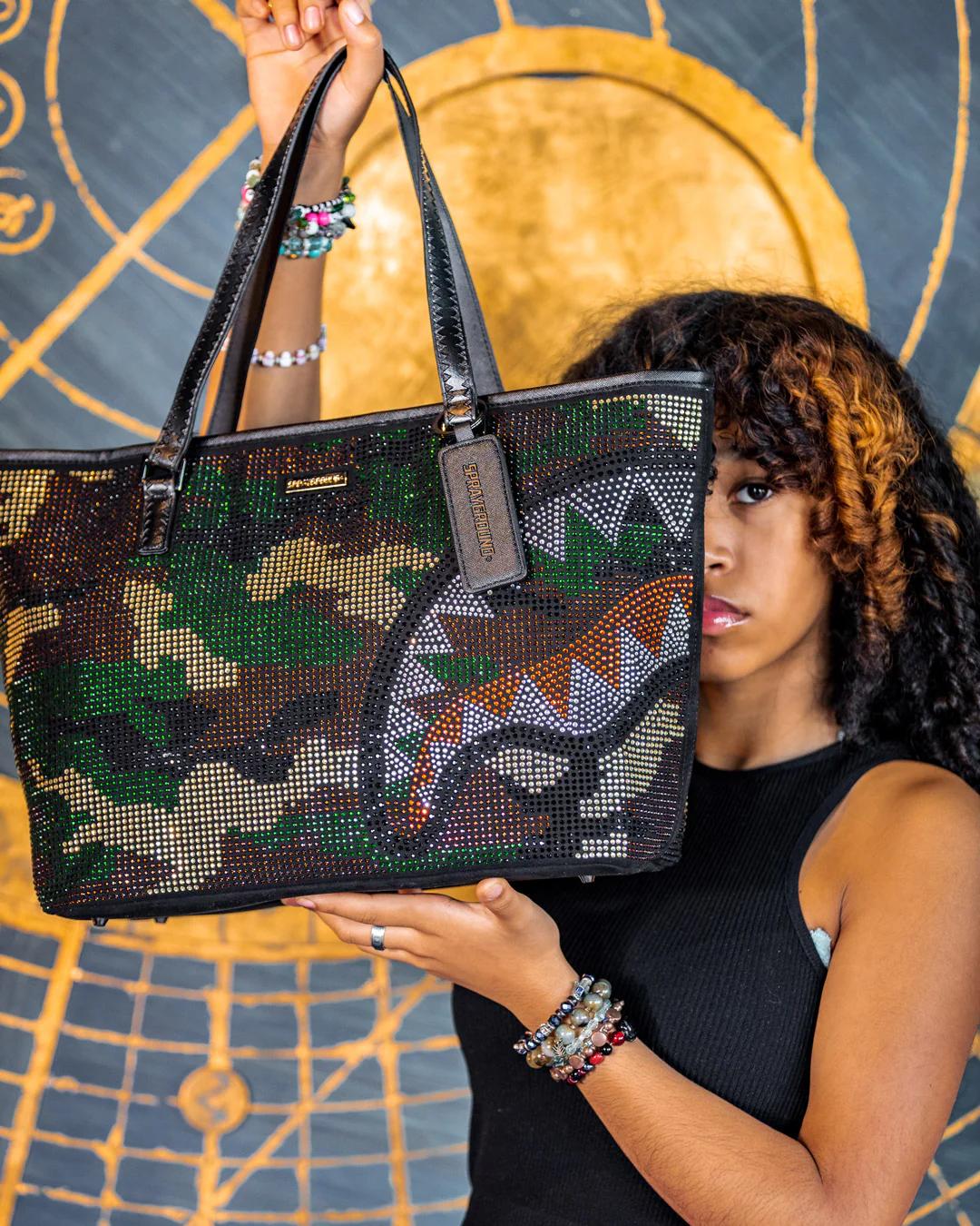Sprayground Premium | TRINITY CAMO TOTE