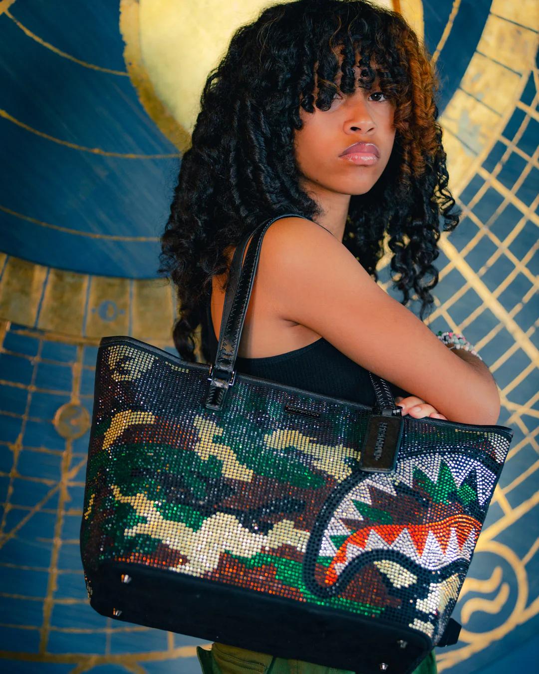 Sprayground Premium | TRINITY CAMO TOTE