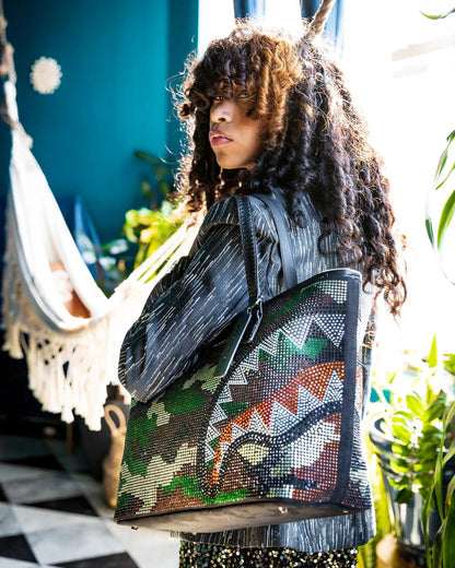 Sprayground Premium | TRINITY CAMO TOTE