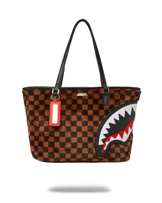 Sprayground New | FURRR SHARKS IN PARIS TOTE