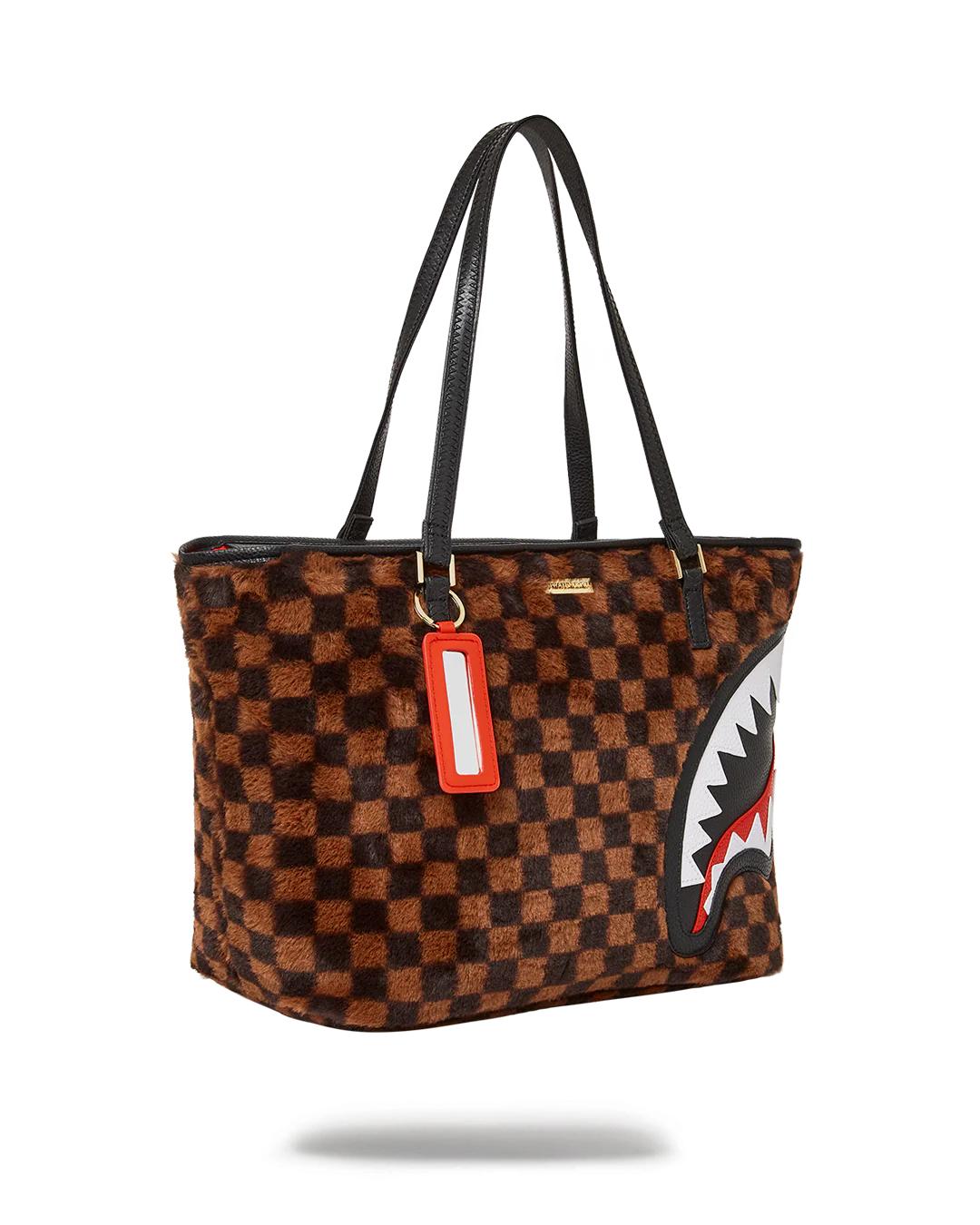 Sprayground New | FURRR SHARKS IN PARIS TOTE