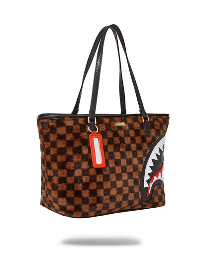 Sprayground New | FURRR SHARKS IN PARIS TOTE
