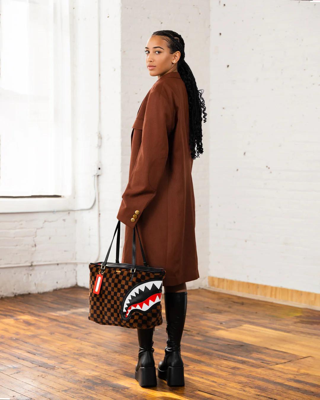 Sprayground New | FURRR SHARKS IN PARIS TOTE