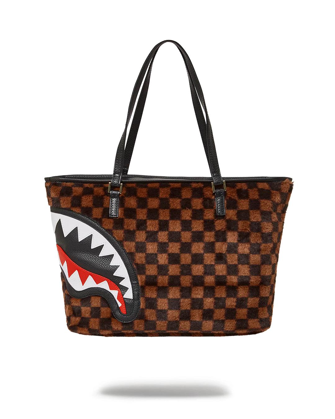 Sprayground New | FURRR SHARKS IN PARIS TOTE