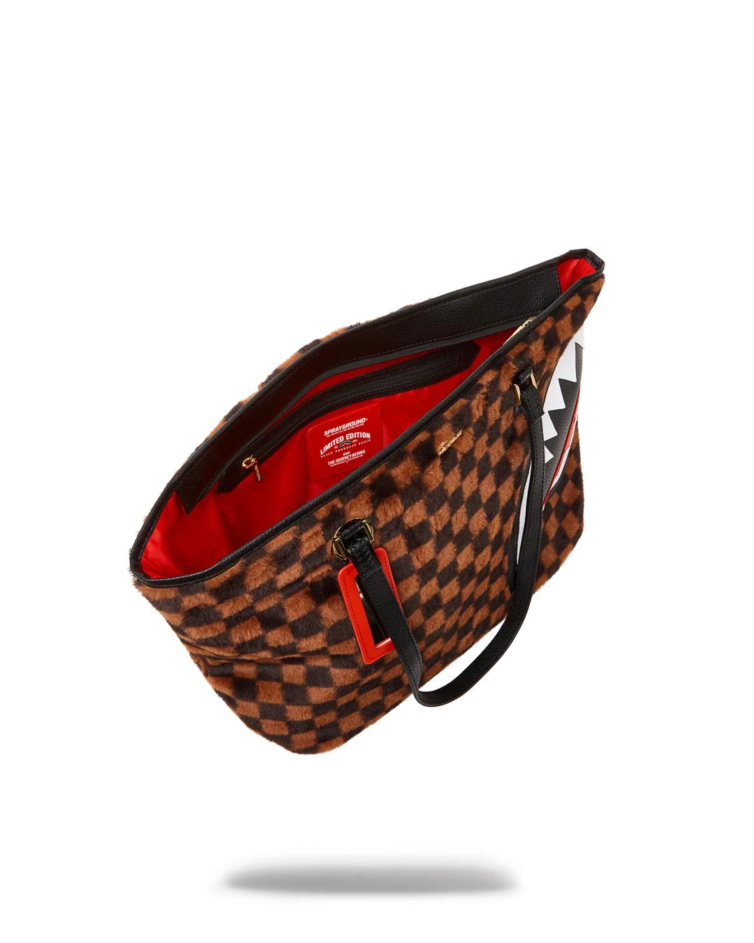 Sprayground New | FURRR SHARKS IN PARIS TOTE