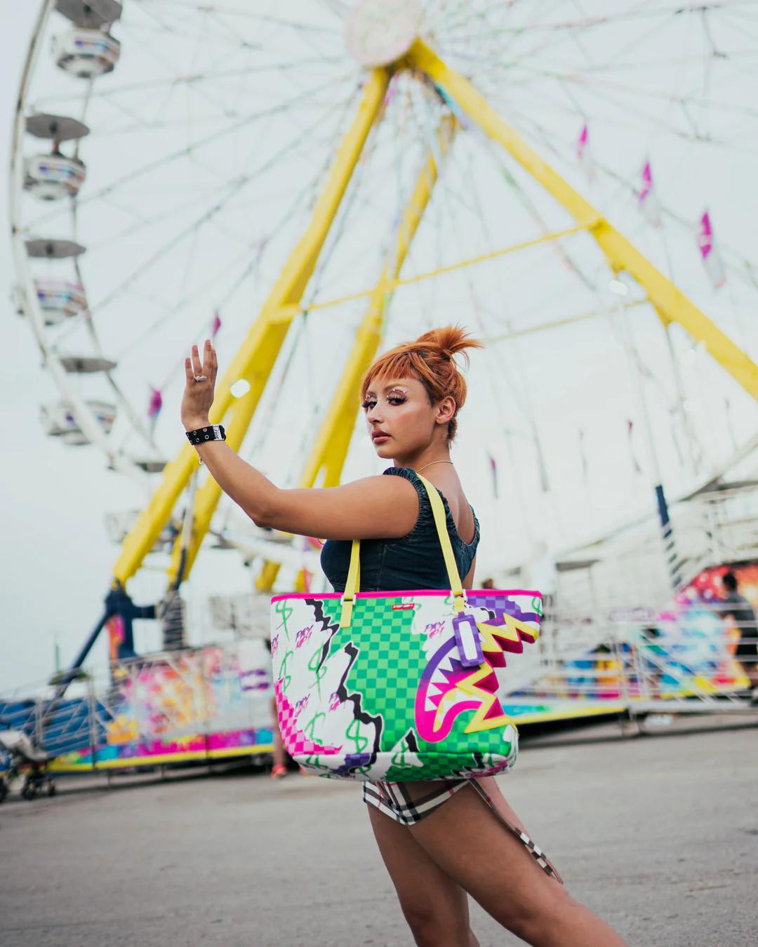 Sprayground Featured | DREAMY TECHNICOLOR TOTE