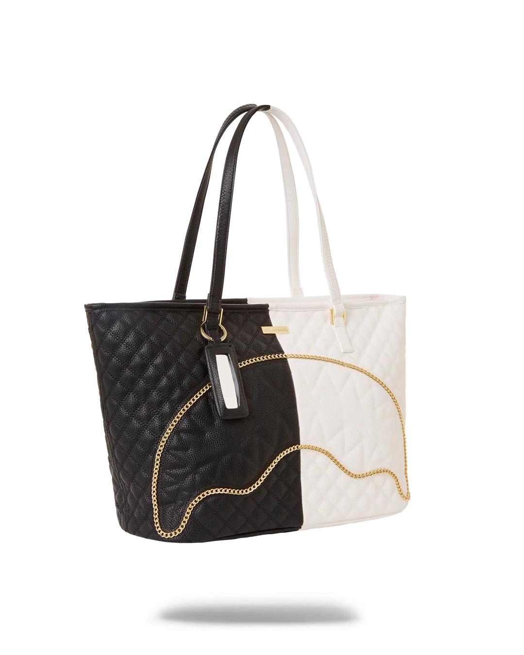 Sprayground Signature | LEVELED UP SPLIT QUILT SHARK TOTE