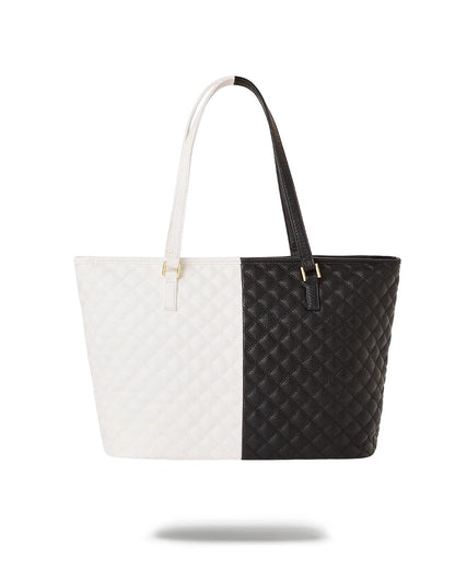 Sprayground Signature | LEVELED UP SPLIT QUILT SHARK TOTE