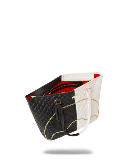 Sprayground Signature | LEVELED UP SPLIT QUILT SHARK TOTE