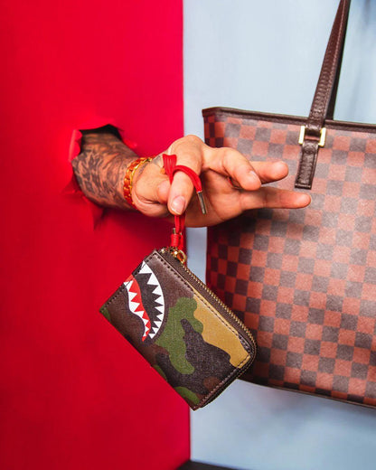 Sprayground Premium | CHECKS IN CAMOFLAUGE WALLET