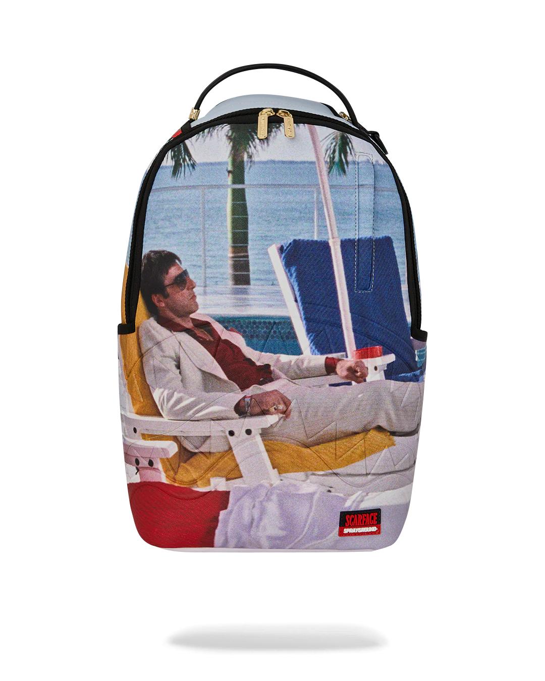 Sprayground Exclusive | SCARFACE TONY MONTANA CHILLIN BACKPACK