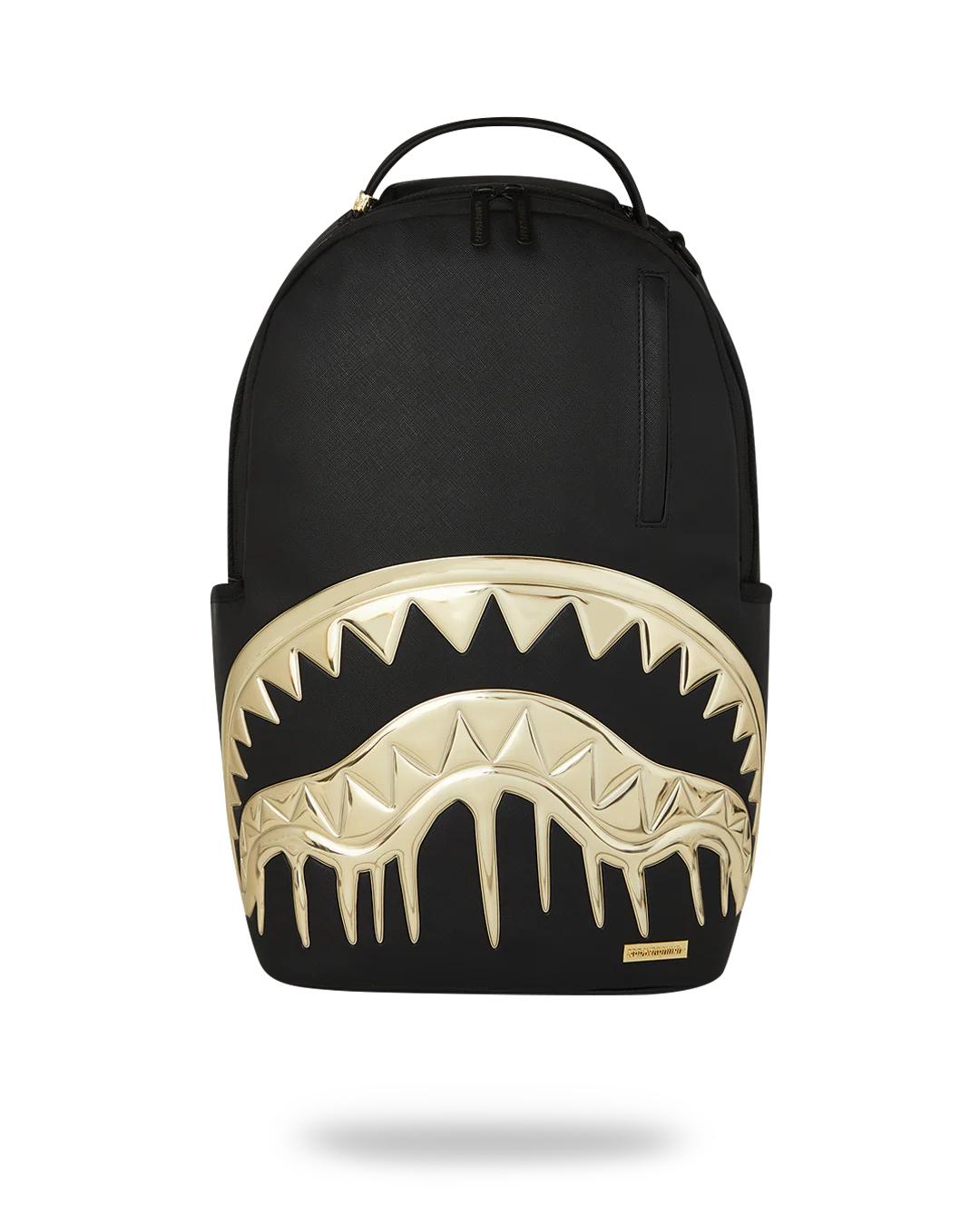 Sprayground New | GOLDHEART SHARK DRIP BACKPACK