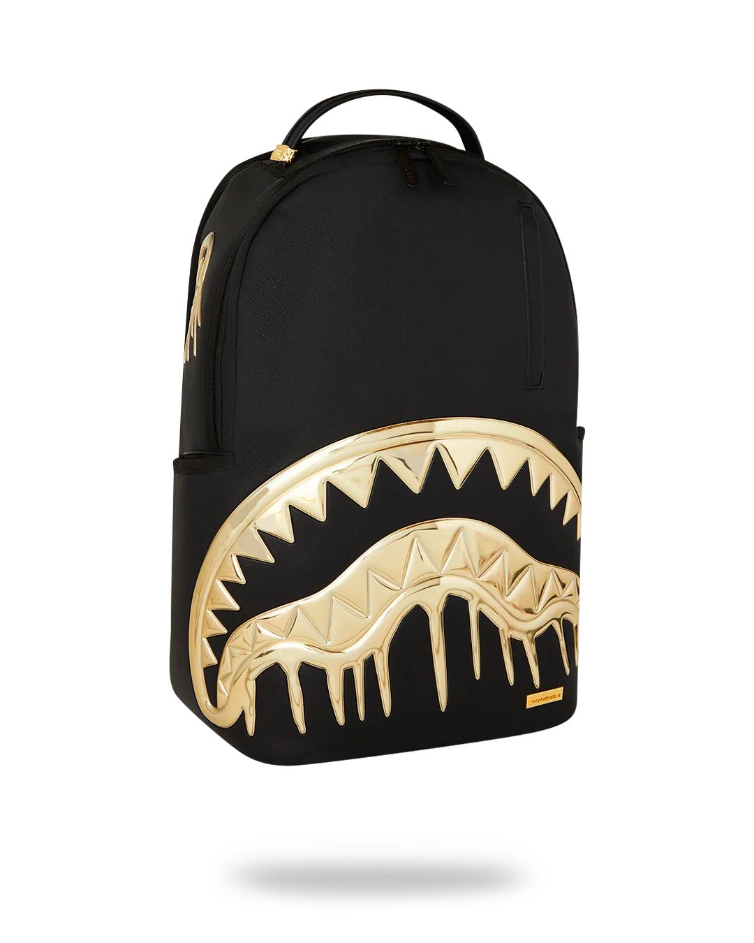 Sprayground New | GOLDHEART SHARK DRIP BACKPACK