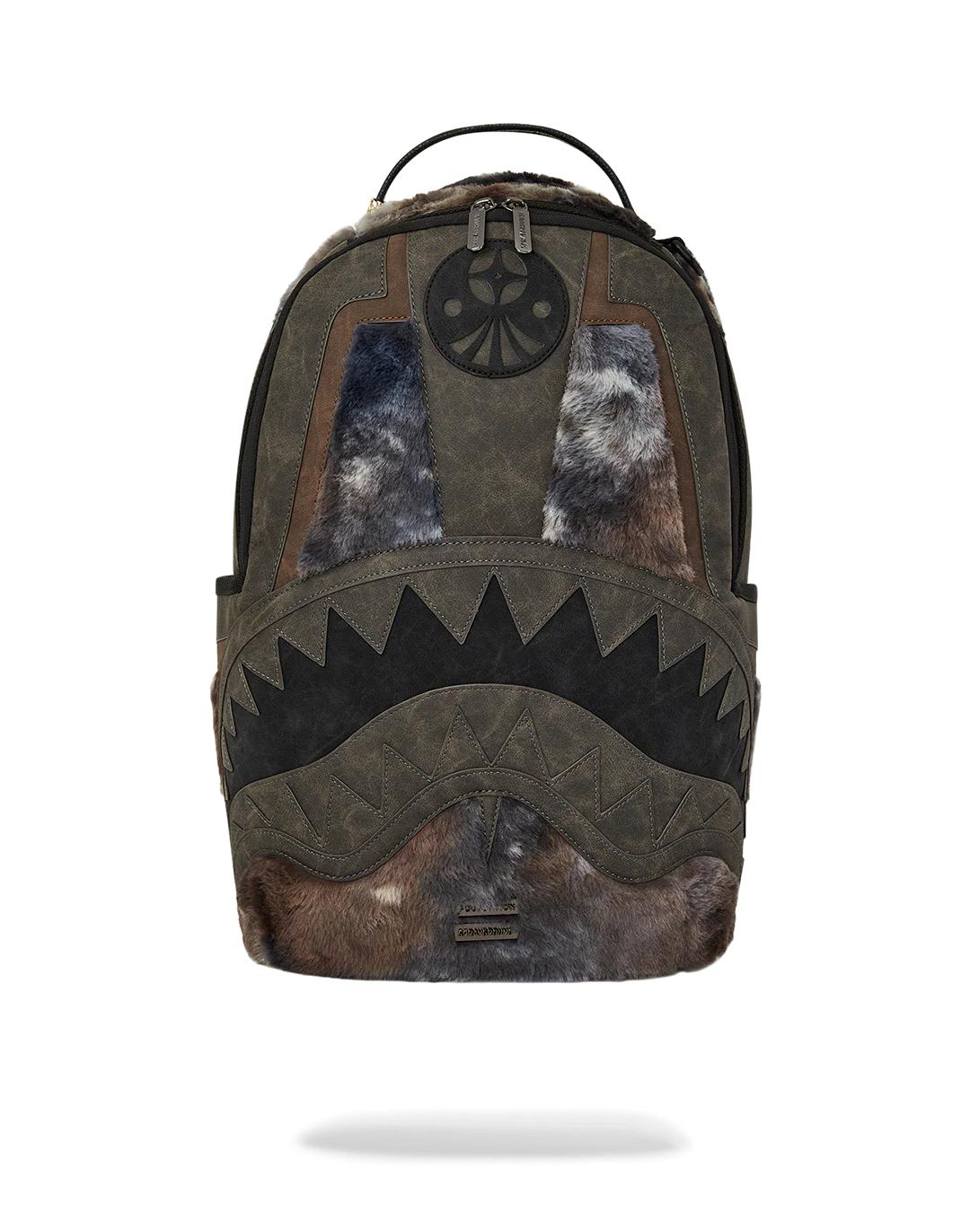 Sprayground Recommended | FOUNDATION DAYS FUR COAT SHARK BACKPACK