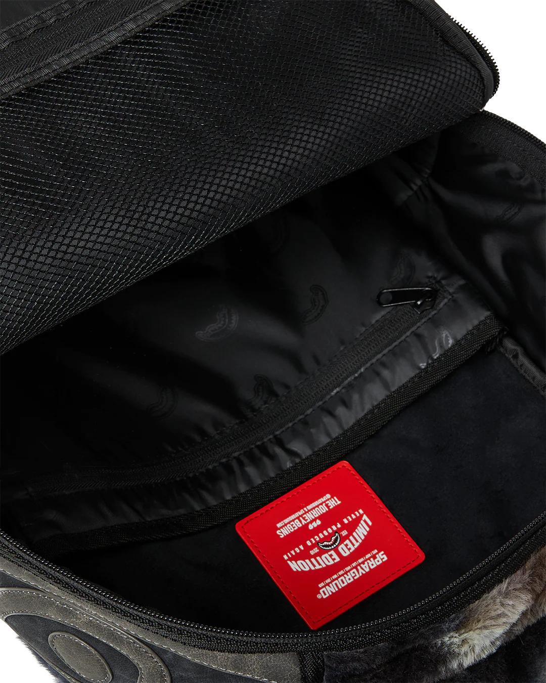 Sprayground Recommended | FOUNDATION DAYS FUR COAT SHARK BACKPACK