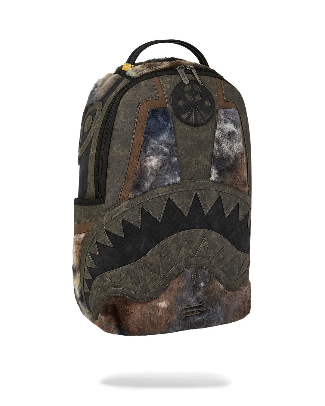Sprayground Recommended | FOUNDATION DAYS FUR COAT SHARK BACKPACK