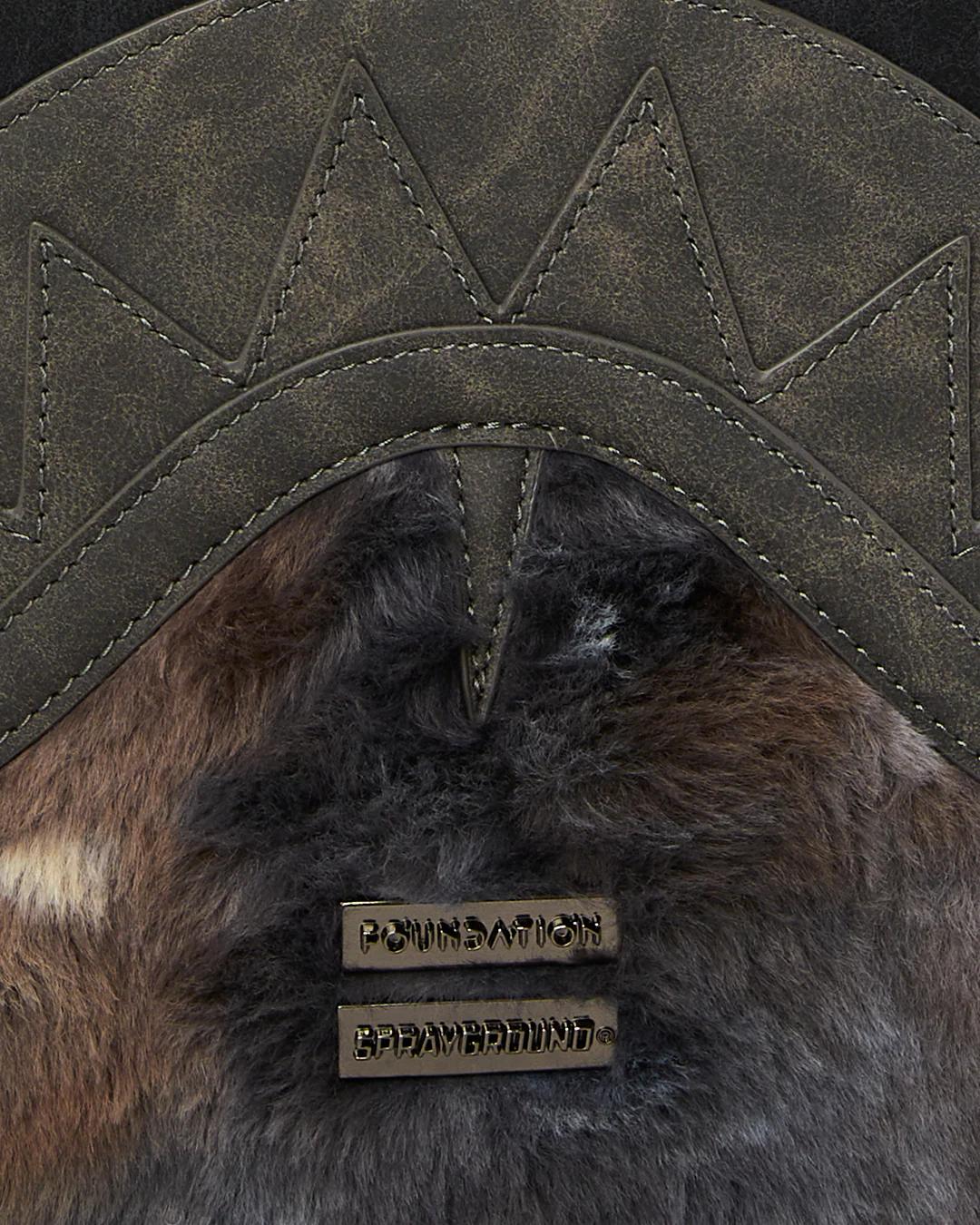 Sprayground Recommended | FOUNDATION DAYS FUR COAT SHARK BACKPACK
