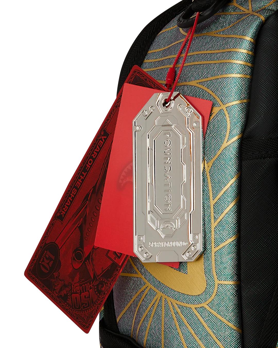 Sprayground Exclusive | FOUNDATION CRYSTAL IRIDESCENT SHARK BACKPACK