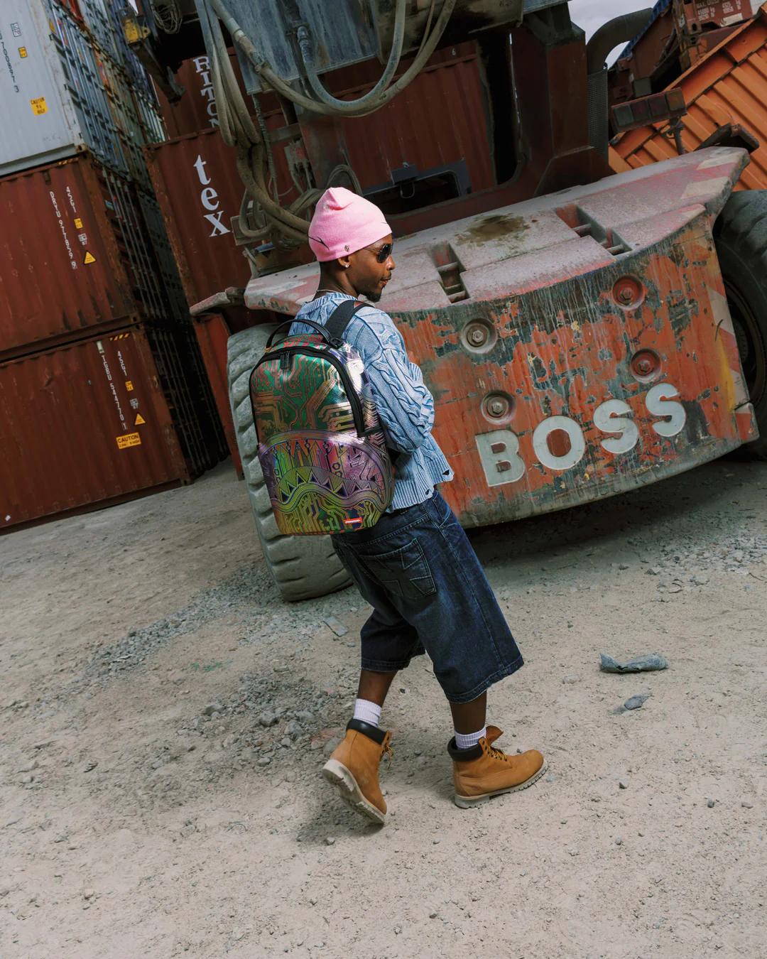 Sprayground Featured | CIRCUIT BOARD MAGNETIC GRID BACKPACK