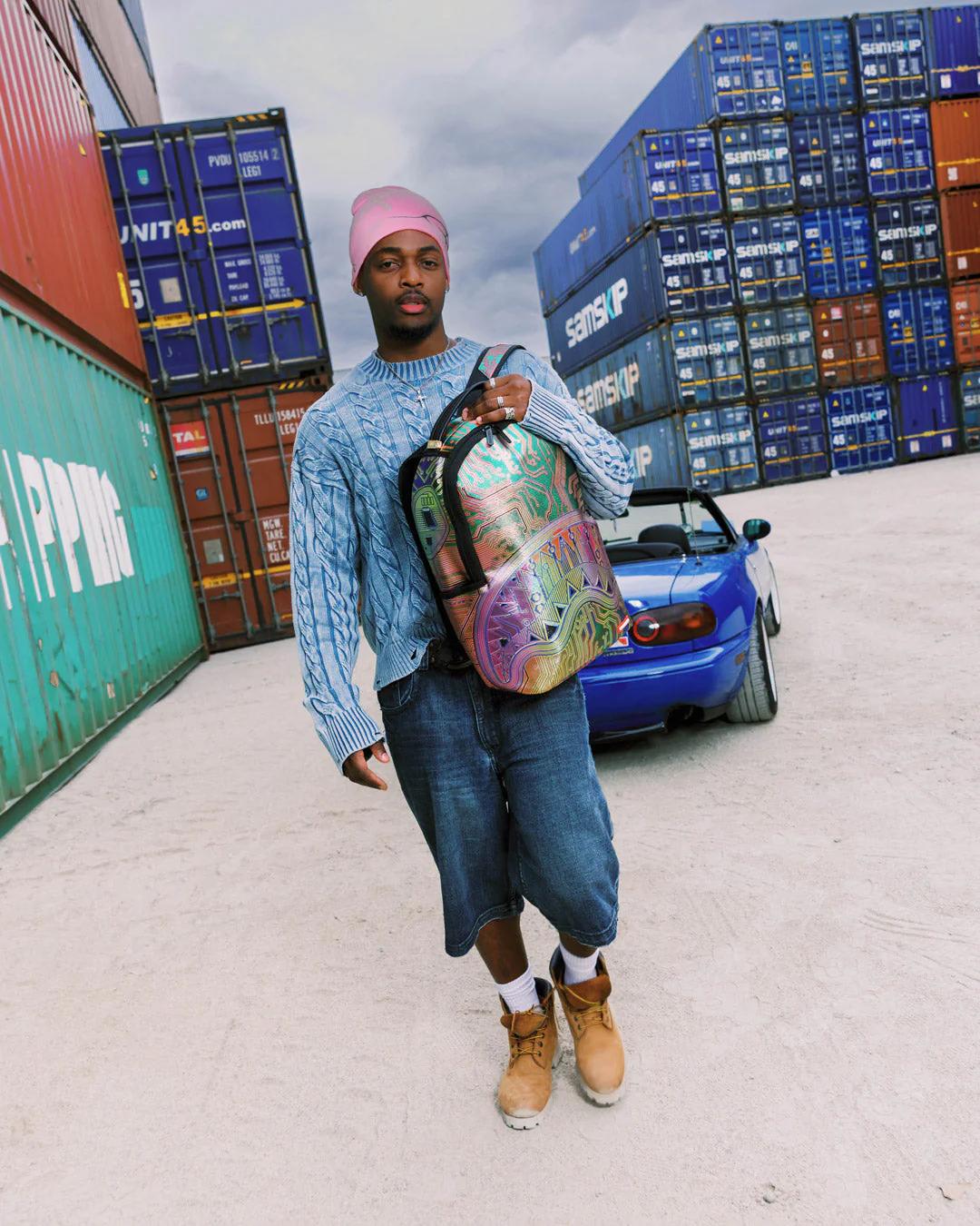 Sprayground Featured | CIRCUIT BOARD MAGNETIC GRID BACKPACK