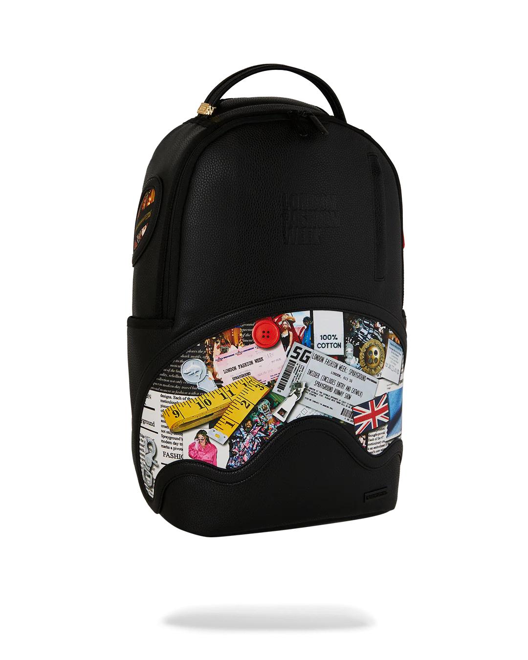Sprayground Signature | LONDON FASHION WEEK MOODBOARD MONTAGE BACKPACK