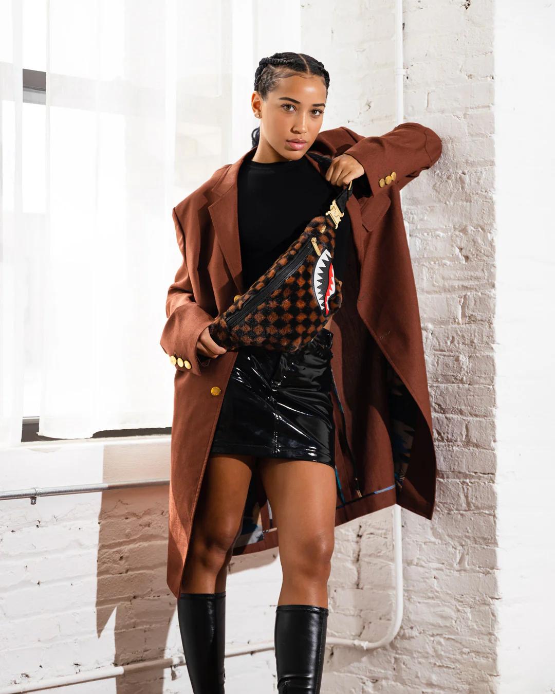 Sprayground Trending | FURRR SHARKS IN PARIS SAVVY CROSSBODY