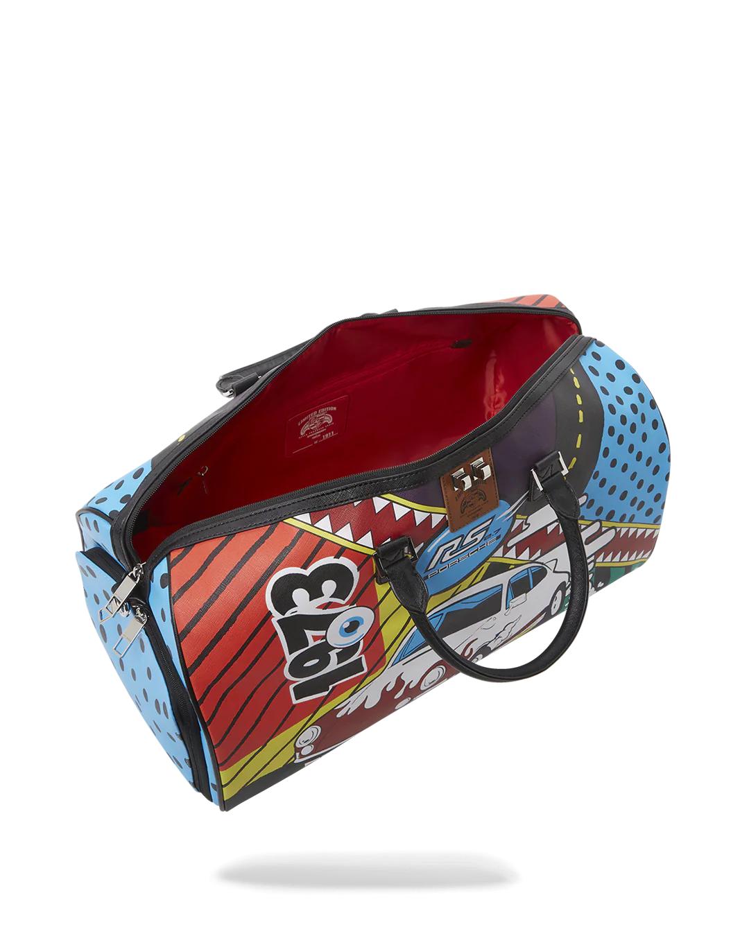Sprayground Featured | PORSCHE 1972 COLLAB DUFFLE (ONLY 1,911 UNITS MADE)