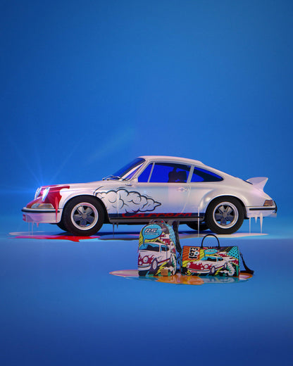 Sprayground Featured | PORSCHE 1972 COLLAB DUFFLE (ONLY 1,911 UNITS MADE)