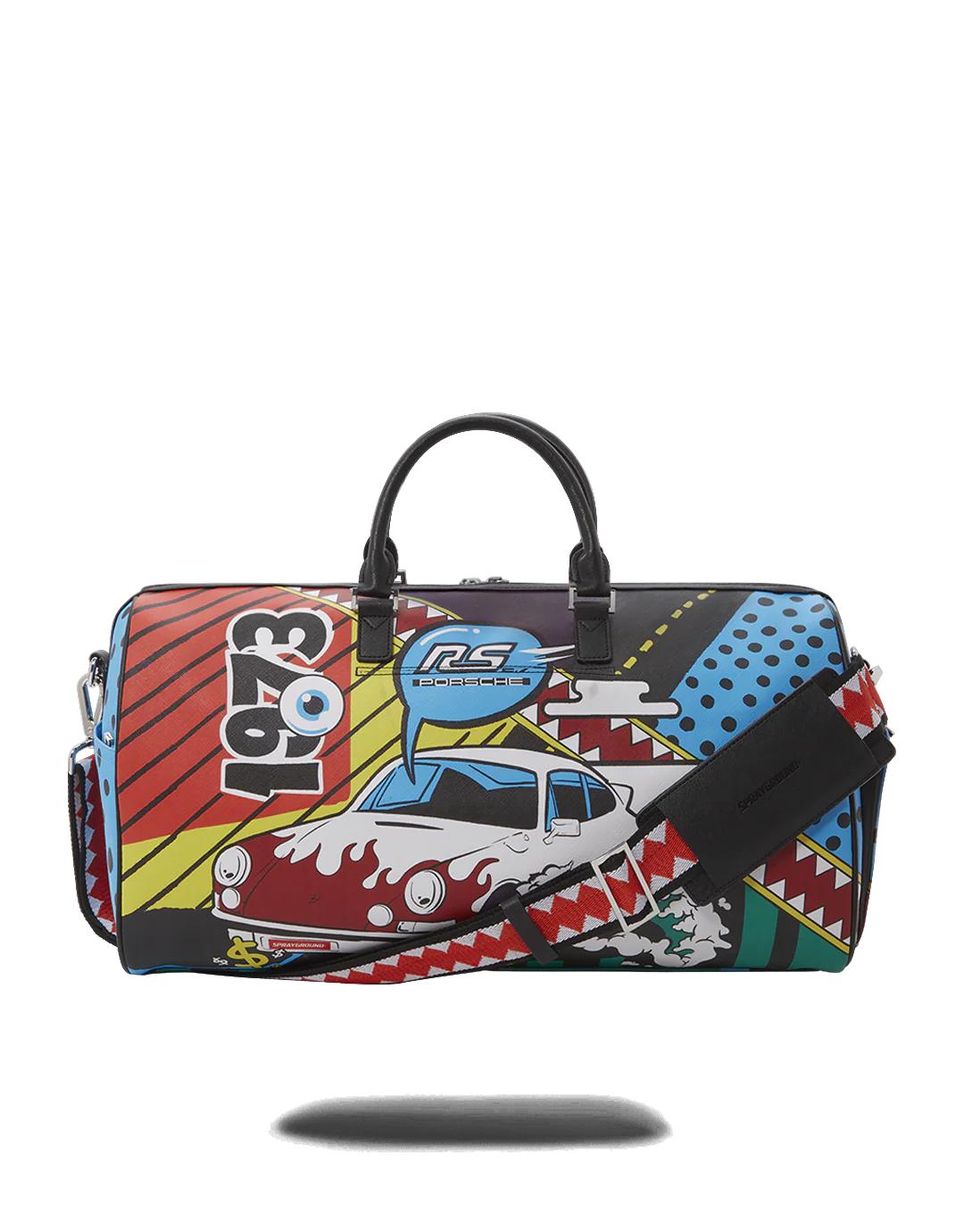 Sprayground Featured | PORSCHE 1972 COLLAB DUFFLE (ONLY 1,911 UNITS MADE)