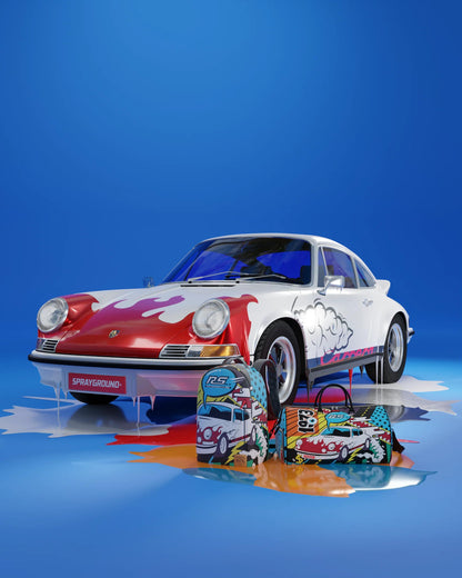 Sprayground Featured | PORSCHE 1972 COLLAB DUFFLE (ONLY 1,911 UNITS MADE)