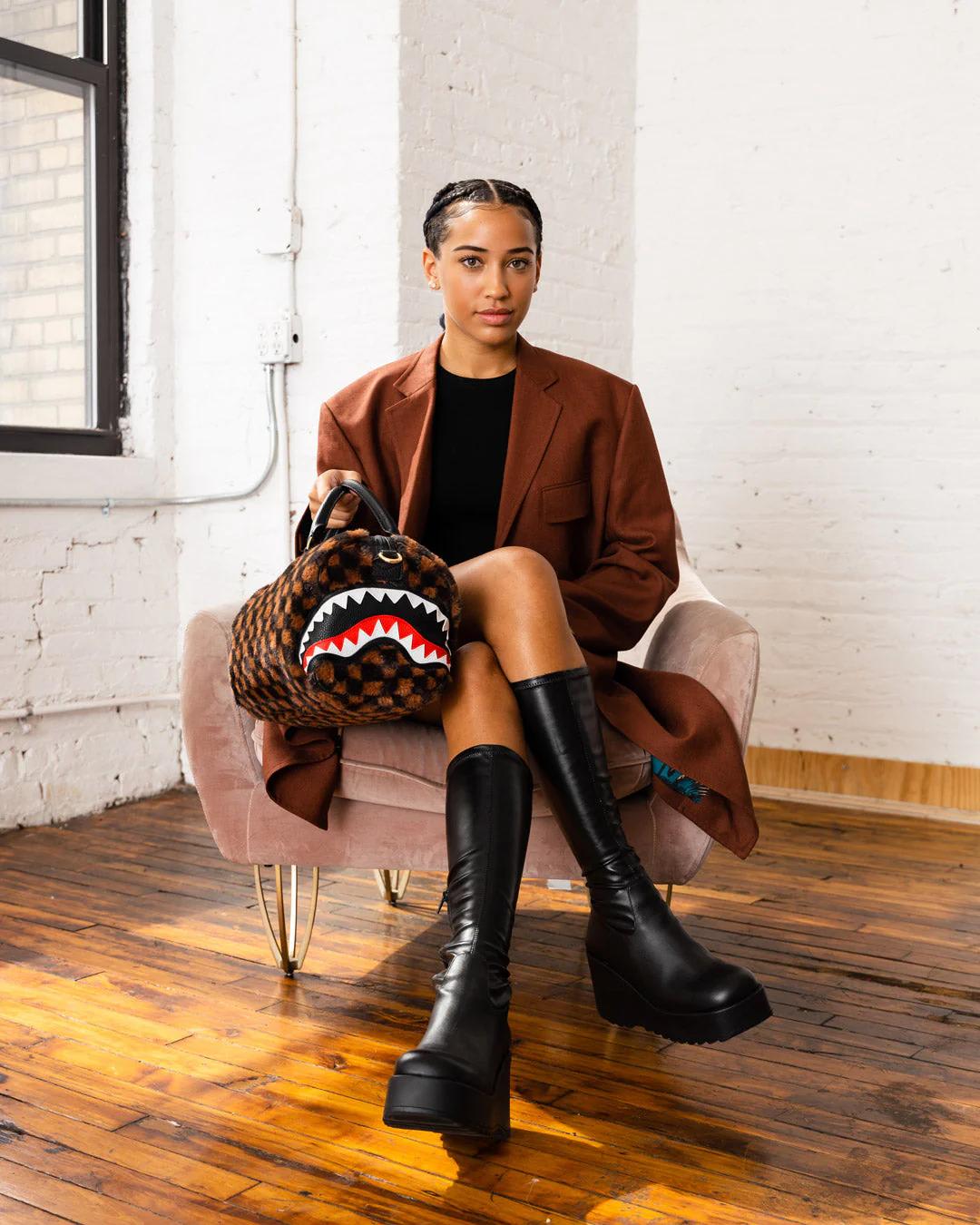Sprayground Best Seller | FURRR SHARKS IN PARIS MINI DUFFLE