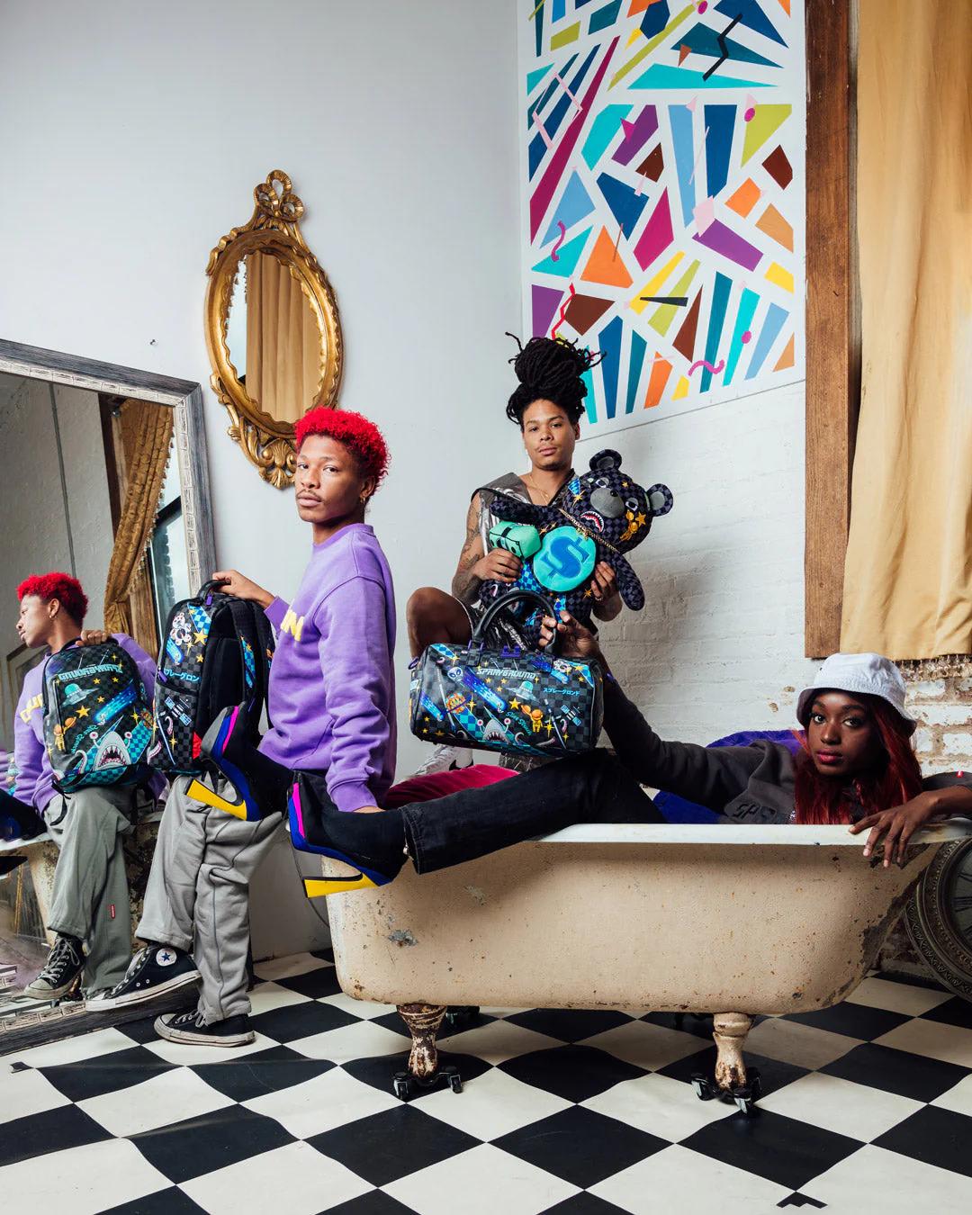 Sprayground Popular | WTF ALIEN INVASION MINI DUFFLE