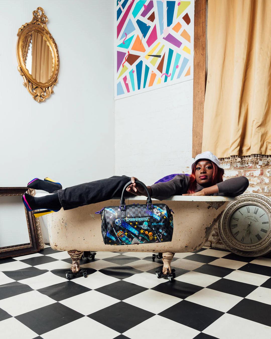 Sprayground Popular | WTF ALIEN INVASION MINI DUFFLE