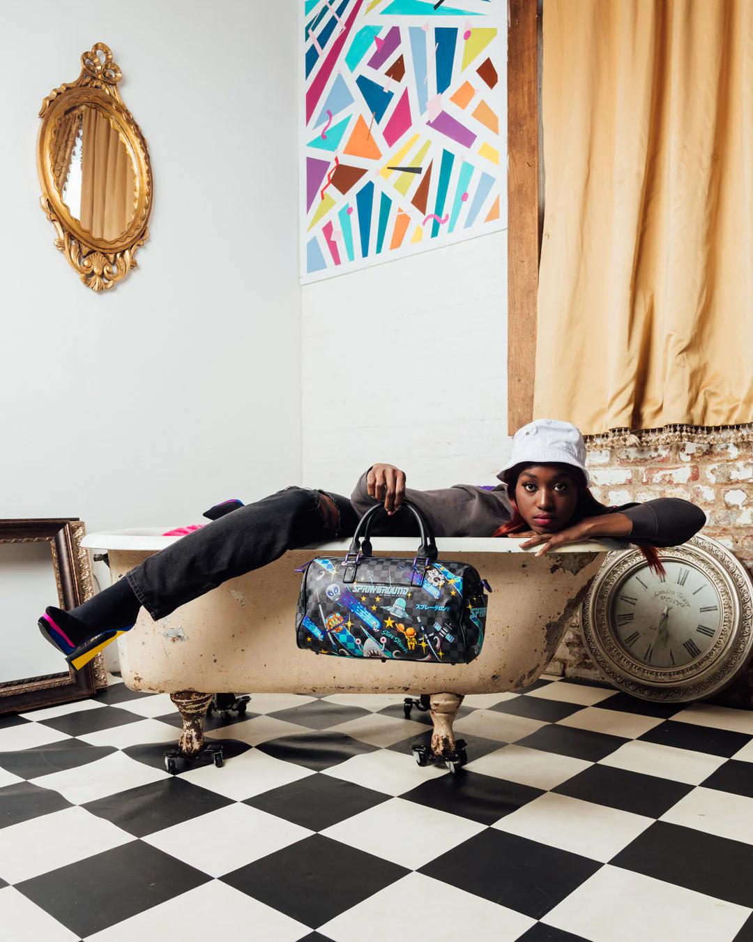 Sprayground Popular | WTF ALIEN INVASION MINI DUFFLE
