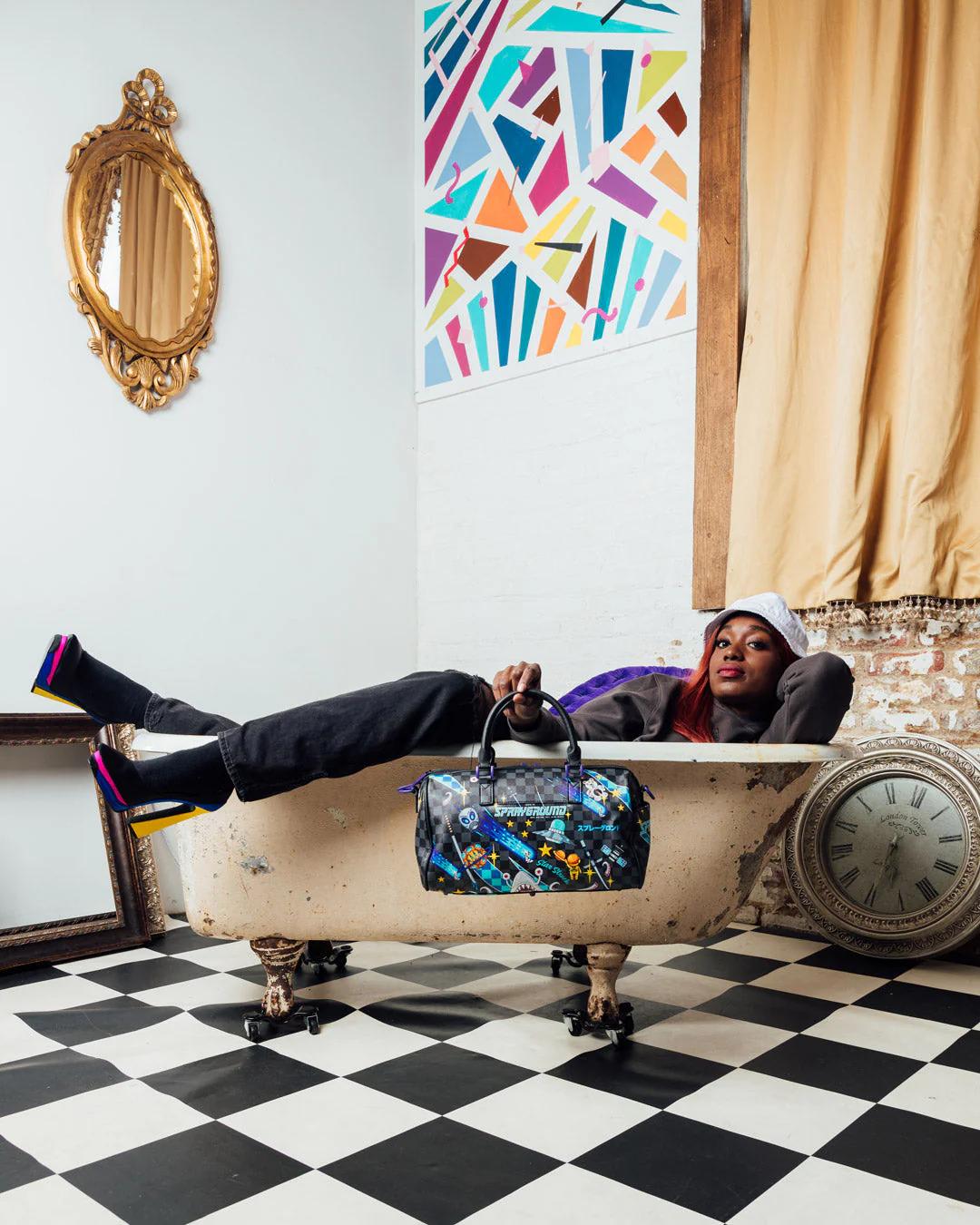 Sprayground Popular | WTF ALIEN INVASION MINI DUFFLE