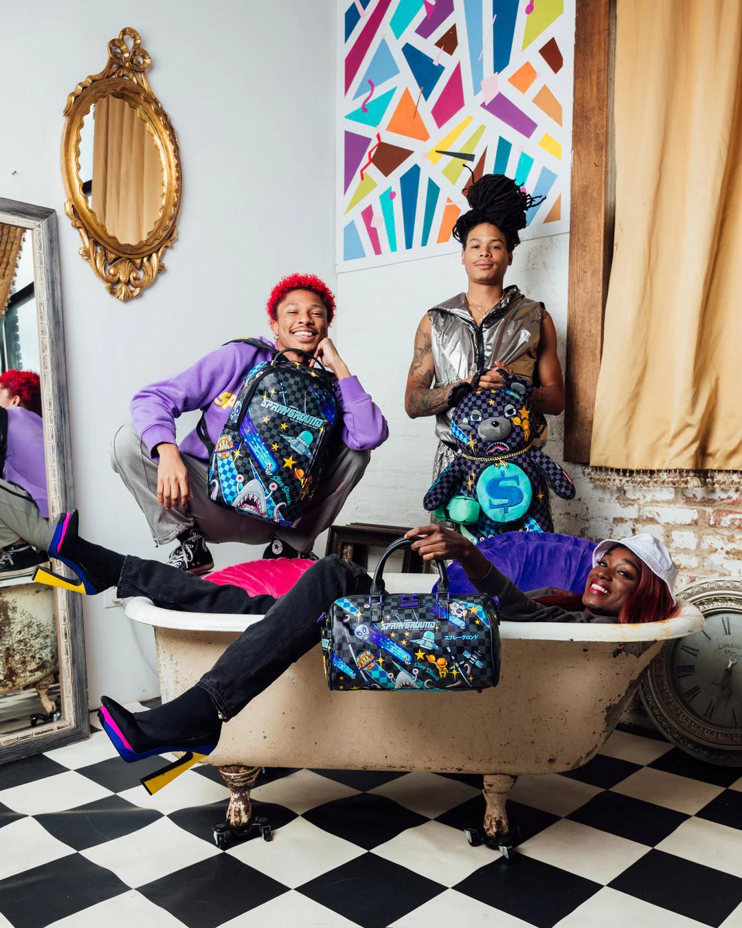 Sprayground Popular | WTF ALIEN INVASION MINI DUFFLE