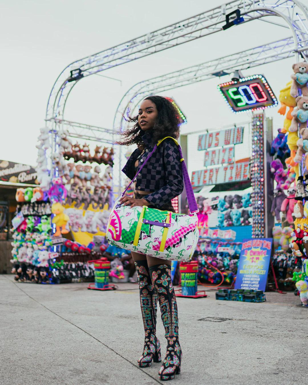 Sprayground Essential | DREAMY TECHNICOLOR DUFFLE