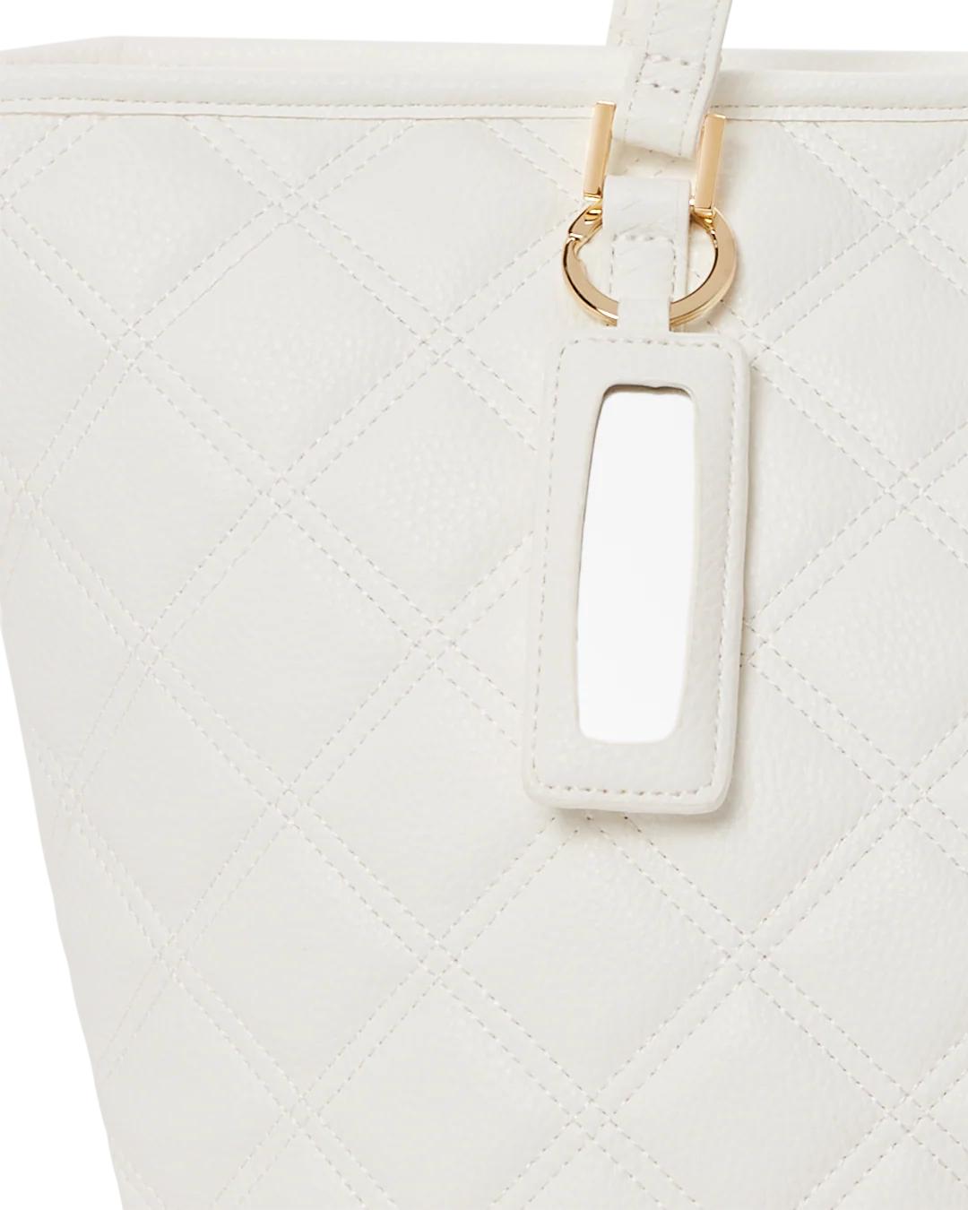 Sprayground Featured | RIVIERA LE BLANC GOLD CHAIN SHARK TOTE