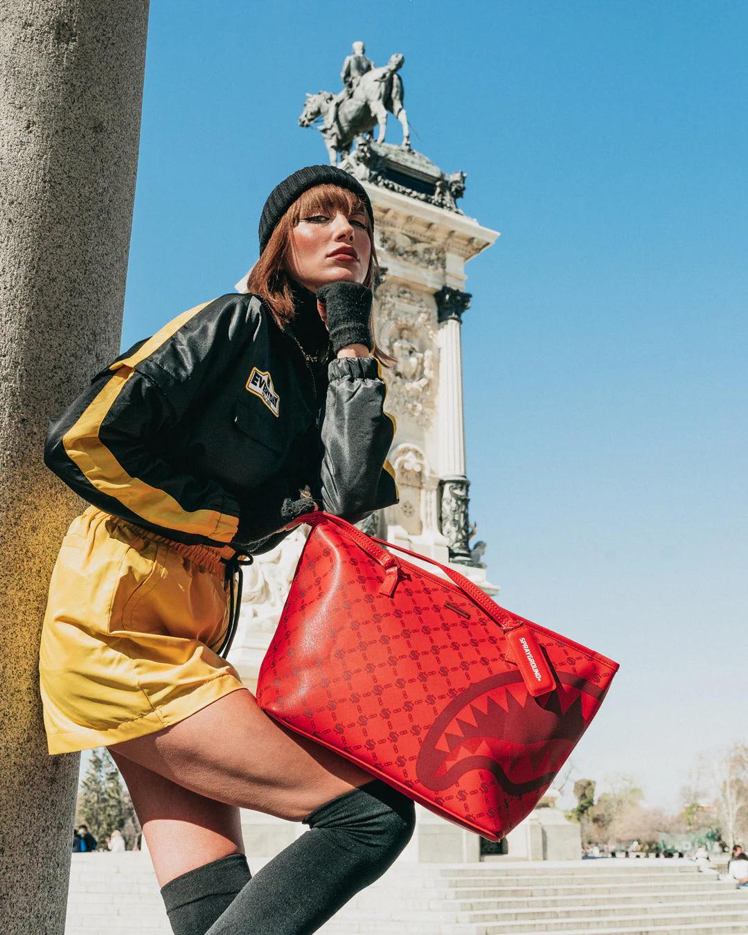Sprayground Popular | MONEY PATTERN BRICK TOTE