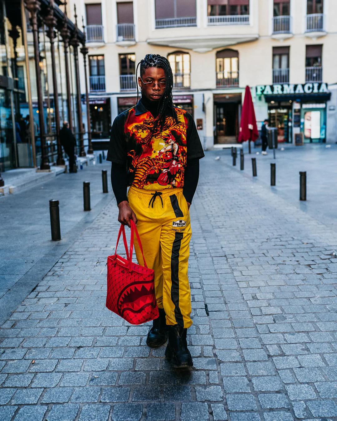Sprayground Popular | MONEY PATTERN BRICK TOTE