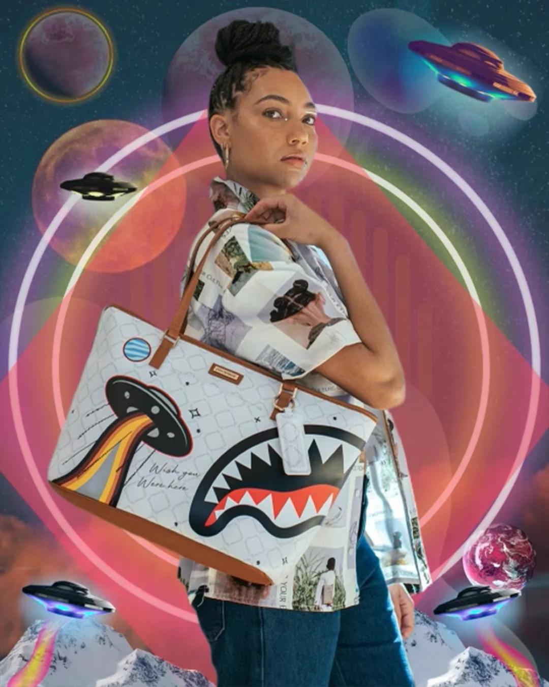 Sprayground Best Seller | UFO FLYING COLORS TOTE