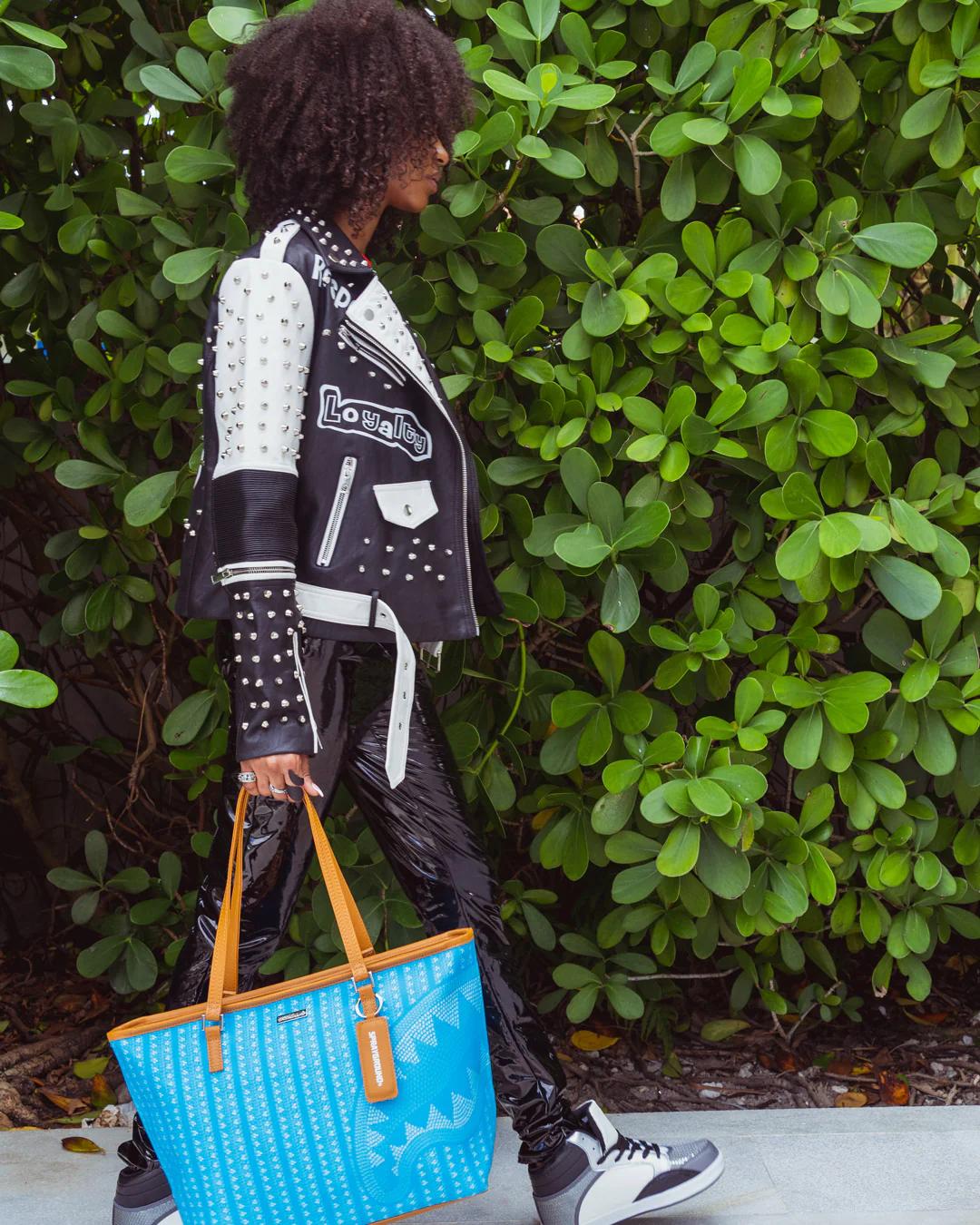 Sprayground Recommended | ILLUCHAINS TURQ TOTE