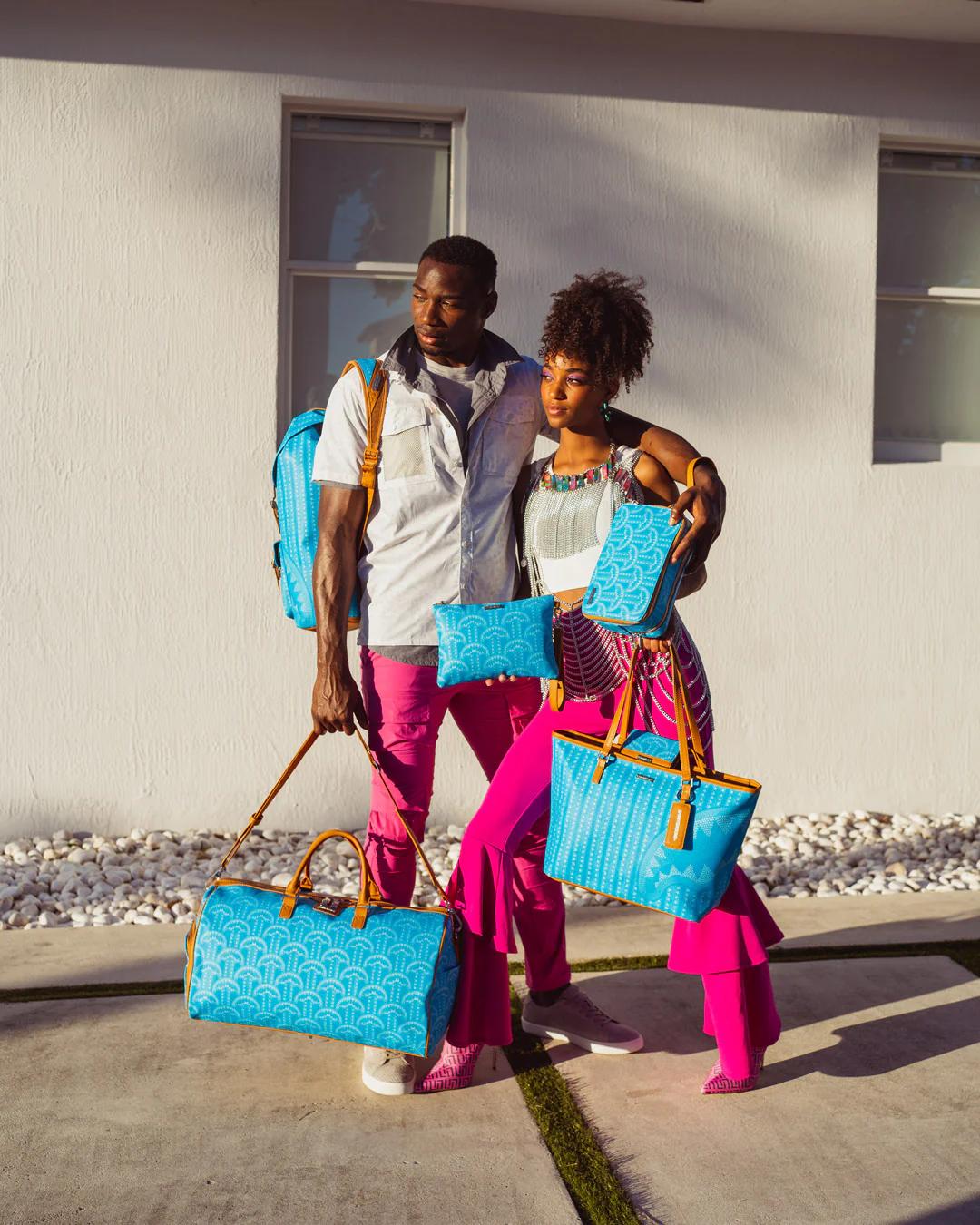 Sprayground Recommended | ILLUCHAINS TURQ TOTE